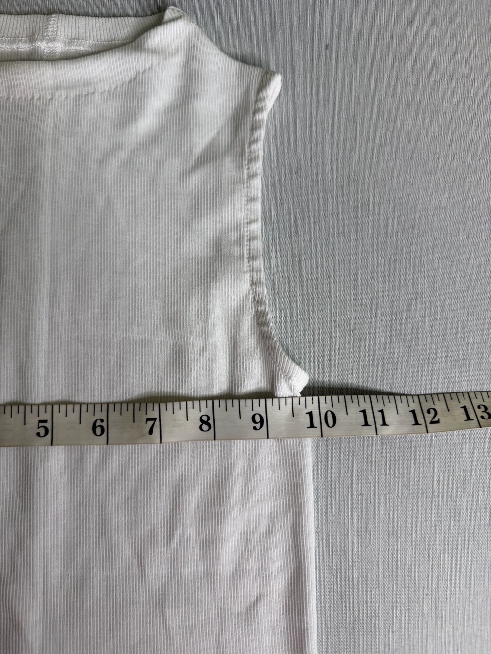 Everlane The Luxe Rib Funnel-Neck Tank White Size XXS NWOT - Picture 9 of 14